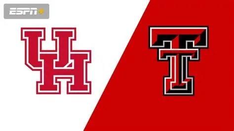 Logos of the University of Houston (UH) and Texas Tech University (TTU) displayed side by side on a split background.